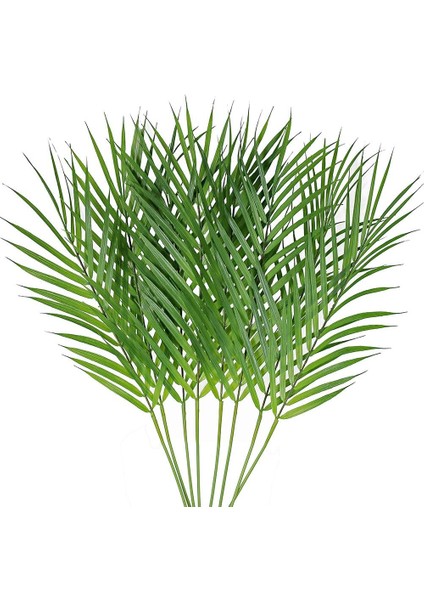 Pieces Yapay Areca Palmiye Yaprakları Kaynaklanıyor Yapay Palmiye Yaprakları Bitkiler (Yurt Dışından)