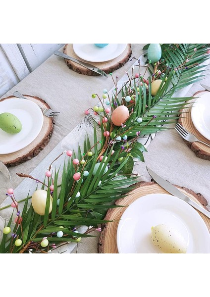 Pieces Yapay Areca Palmiye Yaprakları Kaynaklanıyor Yapay Palmiye Yaprakları Bitkiler (Yurt Dışından) modelleri