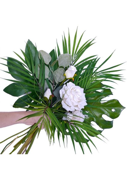 Pieces Yapay Areca Palmiye Yaprakları Kaynaklanıyor Yapay Palmiye Yaprakları Bitkiler (Yurt Dışından) fırsatları