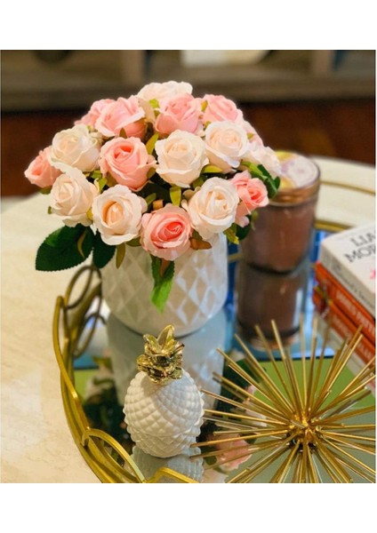 2 Paket Renkli ve Pembe 24 Başlı Yapay Gül Buketi Ipek (Yurt Dışından) fırsatları