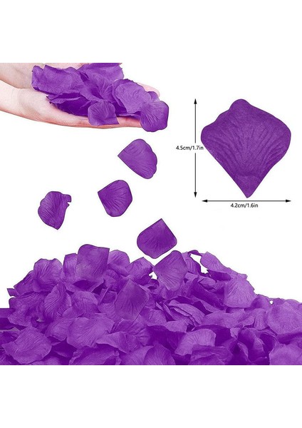 1000 Adet Yapay Gül Yaprakları (Koyu Mor) (Yurt Dışından) fiyatları