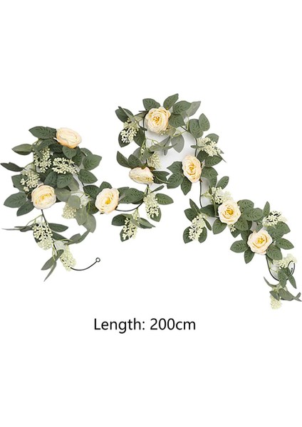 1 Yapay Gül Asma Çelenk - 200CM (Renkli) (Yurt Dışından) modelleri