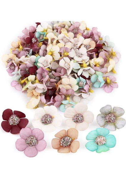 150 Adet Çok Renkli Yapay Papatya Çiçeği (Yurt Dışından)