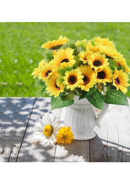 Esinti Yapay Ayçiçeği Buketi Ipek Ayçiçeği Yapay Sarı Çiçek Ev (Yurt Dışından) fiyatları