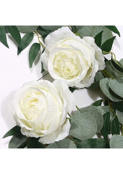 Pembe Asma Süslemeli Yapay Asma Çelenk, 200 cm (Yurt Dışından) modelleri