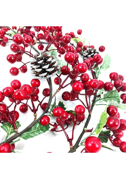 Foot Noel Çelengi Kırmızı Meyvelerle, Dekorasyon Kırmızı Meyvelerle, Yapraklarla, (Yurt Dışından) modelleri