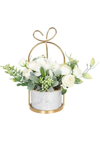 Yapay Ipek Çiçekler Vazo, Yapay Ortancalar ve Krizantemler ile Erkek Çocuk Için (Yurt Dışından)