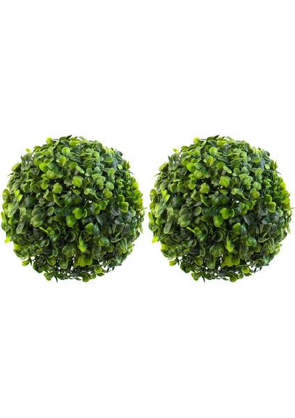 Esinti 2 Paket Yapay Şimşir Budama Bitki Topları Masa Dekorasyonu Için Dekoratif (Yurt Dışından)