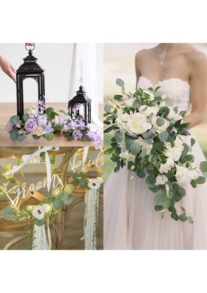 5'li Paket Yapay Okaliptüs Garland Okaliptüs Vines Yapay Gümüş Bebek (Yurt Dışından) fırsatları