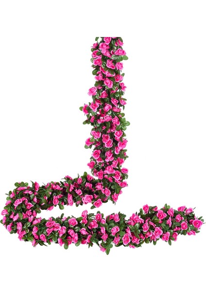 4 Adet Yapay Gül Çelengi, 220 cm Sahte Gül Asma Çiçek Çelengi (Yurt Dışından) modelleri