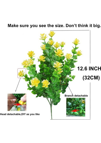 Dış Mekan Bahçesine Asmak Için 15 Demet Yapay Çiçek (Yurt Dışından) modelleri