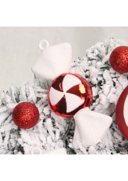 Noel Çelengi, Advent Çelengi, Kapı Çelengi, Kırmızı Toplarla Asmak Için Duvar Çelengi W (Yurt Dışından) modelleri