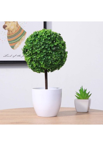 Beyaz Seramikten Yapılmış Budama Çiçeği Şeklinde 2 Küçük Yapay Çiçek Saksısından Oluşan Set (Yurt Dışından) modelleri