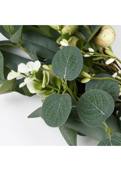 Esinti Yeşil Okaliptüs Çelengi, Büyük Meyveli Yapay Okaliptüs Yaprakları Çelenk (Yurt Dışından) modelleri