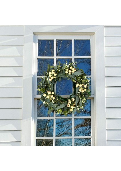 Esinti Yeşil Okaliptüs Çelengi, Büyük Meyveli Yapay Okaliptüs Yaprakları Çelenk (Yurt Dışından) fırsatları