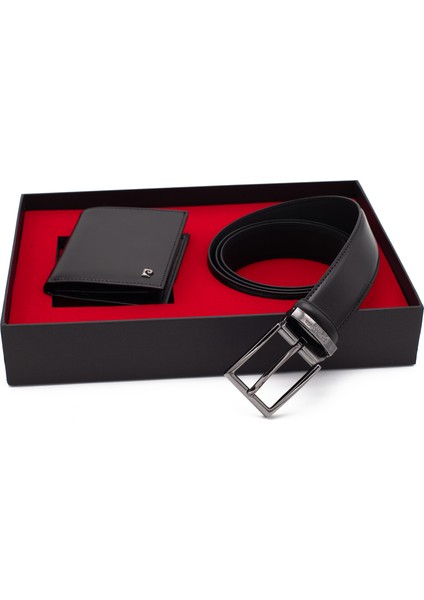 Deri Cüzdan & Kemer Ikili Set PC2209K-2016A55
