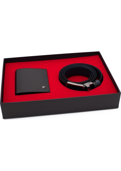 Çift Yönlü Deri Kemer & Cüzdan Ikili Set PCCİFT01SL-1135A2C fiyatları