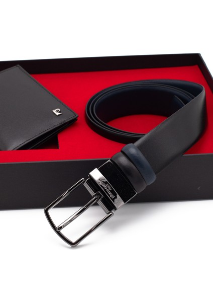 Çift Yönlü Deri Kemer & Cüzdan Ikili Set PCCİFT01SL-1135A2C modelleri