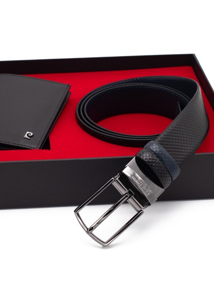 Çift Yönlü Deri Kemer & Cüzdan Ikili Set PCCİFT04SL-1135A2C modelleri