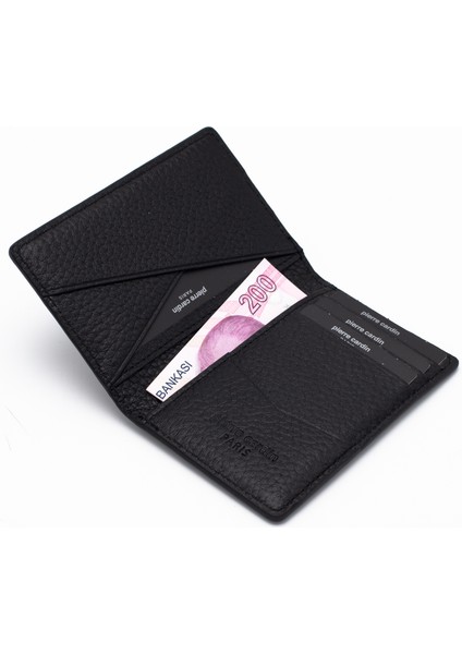 Siyah Unisex Deri Kartlık 0123S3L modelleri