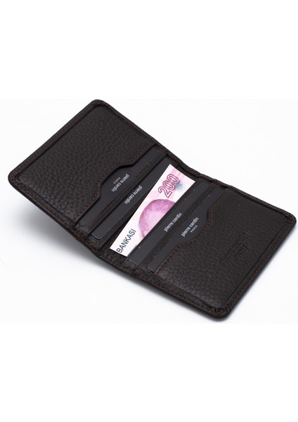 Kahve Unisex Deri Kartlık 1252K6C indirimleri