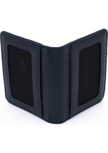 Lacivert Unisex Deri Kartlık 1252L1N