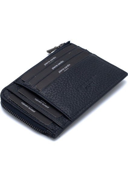 Lacivert Unisex Deri Kartlık 1750H6Z