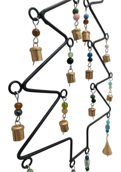 Renkli Metal Yılbaşı Ağacı Çan Süsleri, Parti Dekoru, Neşeli ve Şık Tasarım indirimleri