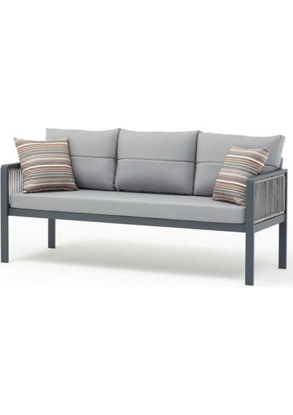 Salerno Bahçe Balkon Üçlü Koltuk