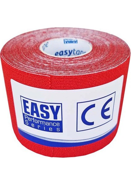 Easytape Premium Kinesio Tape Kırmızı 5 cm x 5 mt