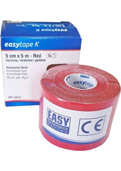 Easytape Premium Kinesio Tape Kırmızı 5 cm x 5 mt fiyatları
