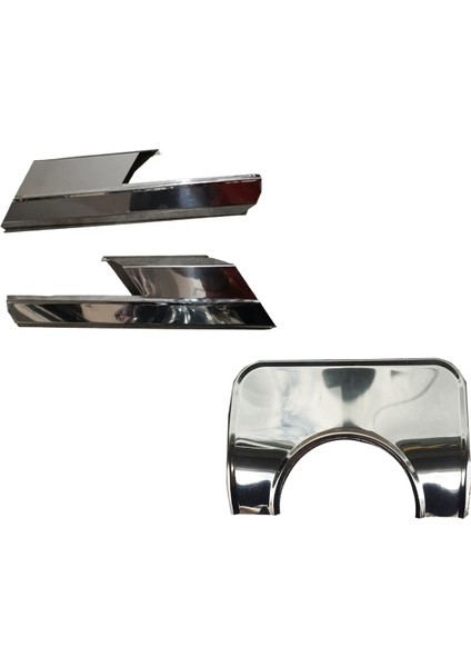 Tofaş Kartal Eksoz Sacı Ve Z Marşbiyel Set Krom 3 Parça 1988 - 2001 Arası Modeller İçin fırsatları