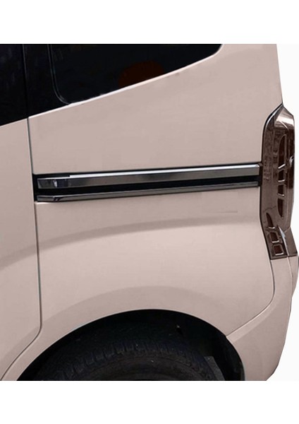 Peugeot Bipper Uyumlu Sürgülü Kapı Çıtaları Krom 2 Parça 2008 Ve Sonrası Modeller İçin fırsatları