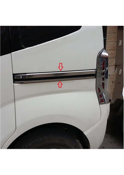 Peugeot Bipper Uyumlu Sürgülü Kapı Çıtaları Krom 2 Parça 2008 Ve Sonrası Modeller İçin indirimleri