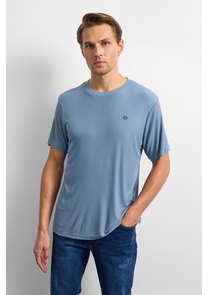 Mavi Regular Fit Bisiklet Yaka Tişört fiyatları