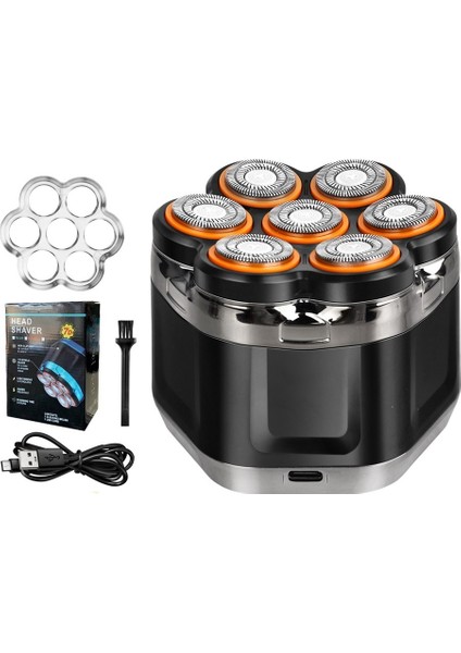 Dijital Ekranlı, Yıkanabilir Erkek Tıraş Makinesi, Manyetik Yedi Bıçaklı Başlık, Elektrikli Süper Temiz Sakal Tıraş Makinesi (Yurt Dışından) fiyatları