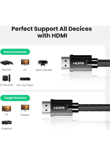 8K HDMI 2.1 Kablo 1 Metre, 70319