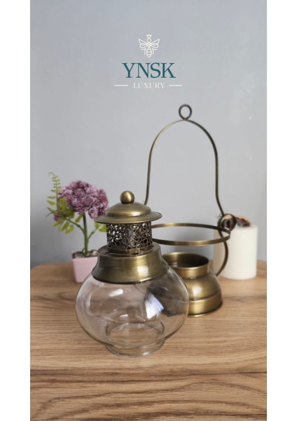 | Hephaestus | Retro Metal Mumluk & Fener (27x21 cm) fırsatları