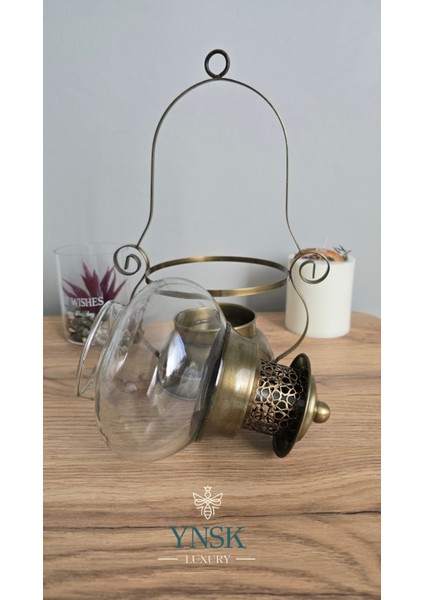 | Hephaestus | Retro Metal Mumluk & Fener (27x21 cm) indirimleri