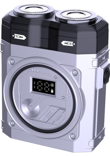 Erkekler Için Manyetik Çift Başlıklı Elektrikli Tıraş Makinesi, Taşınabilir Mini Elektrikli Tıraş Makinesi, Tamamen Yıkanabilir ve Şarj Edilebilir Sakal Tıraş Makinesi (Yurt Dışından) fiyatları