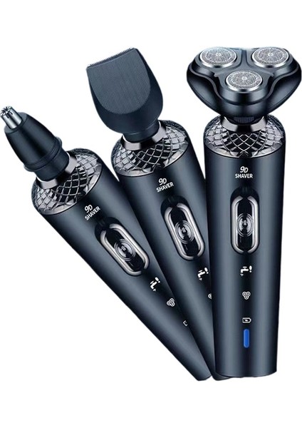 Elektrikli Tıraş Makinesi, 3'ü 1 Arada Erkek Tıraş Makinesi, Üç Bıçaklı Tıraş Makinesi, Sakal Düzeltici, Burun Kılı Düzeltici + Favori Düzeltici + Üç Yedek Bıçak (Yurt Dışından) fiyatları