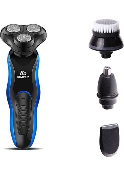 8d Şarj Edilebilir Tamamen Yıkanabilir Çevirmeli Elektrikli Çok Fonksiyonlu Tıraş Makinesi (Yurt Dışından) modelleri