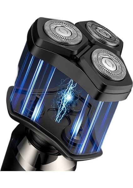 Erkekler Için Manyetik Yüzen 3 Bıçaklı Elektrikli Tıraş Makinesi, Tamamen Yıkanabilir, USB Hızlı Şarj. (Yurt Dışından) modelleri