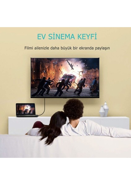 4K 60Hz Displayport to Displayport Kablo, 1 Metre, 10244 modelleri