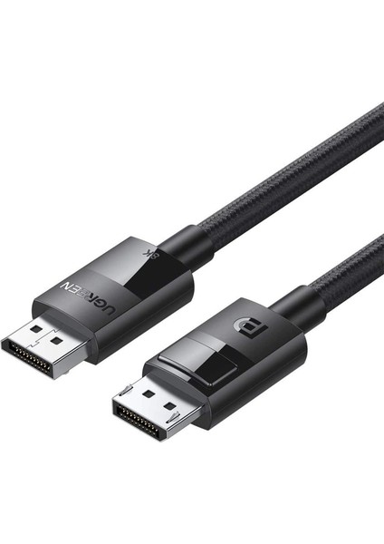 8K 60Hz Displayport - Displayport 1.4 Örgülü Kablo 1 Metre, Siyah, 80390