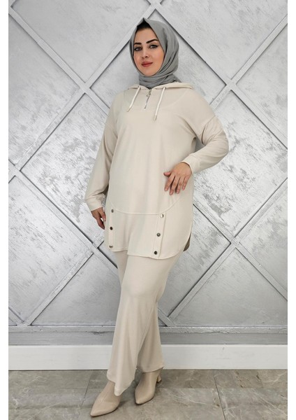 Kadın Çıt Çıt Detaylı Tesettür Takım fiyatları