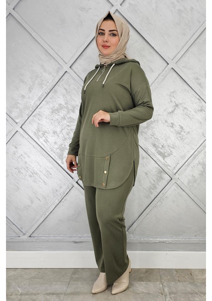 Kadın Çıt Çıt Detaylı Tesettür Takım fiyatları