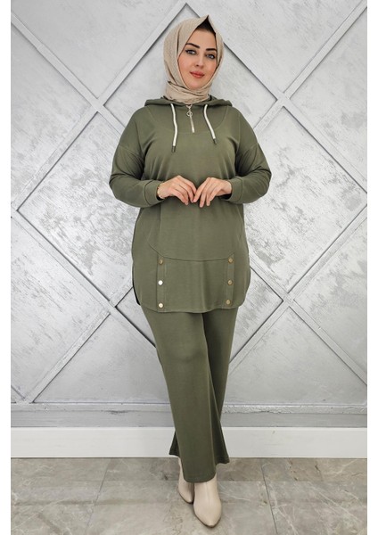 Kadın Çıt Çıt Detaylı Tesettür Takım modelleri