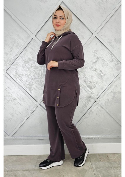 Kadın Çıt Çıt Detaylı Tesettür Takım
