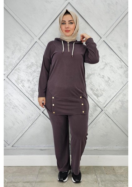 Kadın Çıt Çıt Detaylı Tesettür Takım modelleri